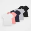 Friboo 5 Pack - T-Shirt Print - Light Grey/pink/black/white/dark Blue, Kinder