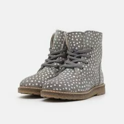 Friboo LEATHER - Schnürstiefelette - Light Grey, Kinder -Günstiges Friboo Geschäft 0f6b1ba12e3844dbb613c3e61451c9b9