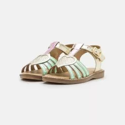 Friboo LEATHER - Riemensandalette - Gold, Kinder -Günstiges Friboo Geschäft 11602ecd88d94a468b93a52aede9bcb5