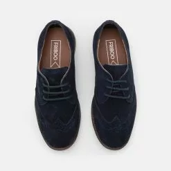 Friboo LEATHER - Schnürer - Dark Blue, Kinder -Günstiges Friboo Geschäft 1a2484c6eafa446bb69f35dae0e8c341