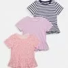 Friboo PEPLUM HEM TEE 3 PACK - T-Shirt Print - Pink - 402_purple - 404_dark Blue - 503, Kinder 1 Friboo PEPLUM HEM TEE 3 PACK - T-Shirt Print - Pink - 402_purple - 404_dark Blue - 503, Kinder -Günstiges Friboo Geschäft 1a6045a7da36400a8385b1332054c1da