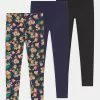 Friboo BASIC GIRLS 3 PACK - Leggings - Hosen - Multi-coloured, Kinder