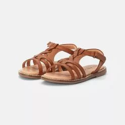 Friboo LEATHER SANDALS - Riemensandalette - Cognac, Kinder -Günstiges Friboo Geschäft 269d792bba234a7c89ca146255e3a71c