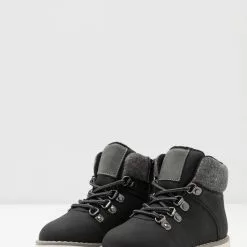 Friboo Schnürstiefelette - Black, Kinder -Günstiges Friboo Geschäft 4547e237e8654c7aa36630d934a95266