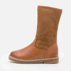Günstiges Friboo Geschäft 45 Friboo LEATHER - Stiefel - Cognac, Kinder