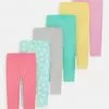 Friboo 7 PACK - Leggings - Hosen - Multi Coloured/ight Pink/yellow, Kinder -Günstiges Friboo Geschäft 6ee3c181f34d4081bb512a96feab4f36