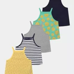 Friboo 5 PACK - Top - Yellow/dark Blue/grey, Kinder