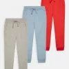 Friboo 3 PACK BASIC BOYS SWEATPANTS - Jogginghose - Grey, Blue, Red, Kinder -Günstiges Friboo Geschäft 7d7bafce63a94070ae53b10e75a75620