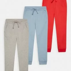 Friboo 3 PACK BASIC BOYS SWEATPANTS - Jogginghose - Grey, Blue, Red, Kinder