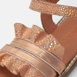 Friboo LEATHER STRAPPY SANDALS - Riemensandalette - Rose Gold/coloured, Kinder -Günstiges Friboo Geschäft 8ecbbc23b3db4043afe330eed8ebde82