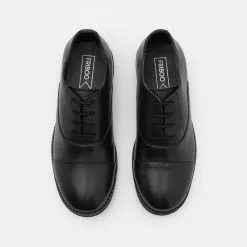 Friboo LEATHER - Schnürer - Black, Kinder -Günstiges Friboo Geschäft 8ed60413c1844abfad284b569ab652dd