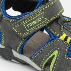 Friboo LEATHER - Trekkingsandale - Dark Grey, Kinder -Günstiges Friboo Geschäft a9b66bde011e4c1aafc2c5312da1b5a9