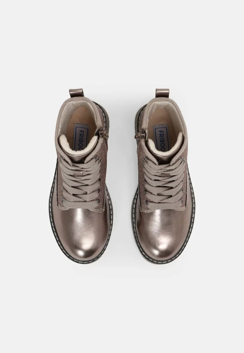 Friboo Schnürstiefelette - Bronze, Kinder 6 Friboo Schnürstiefelette - Bronze, Kinder – Bild 4