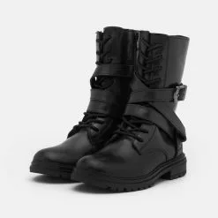 Friboo LEATHER - Schnürstiefel - Black, Kinder 20 Friboo LEATHER - Schnürstiefel - Black, Kinder -Günstiges Friboo Geschäft b67407c76ada48aaa2c89da07f90a17f