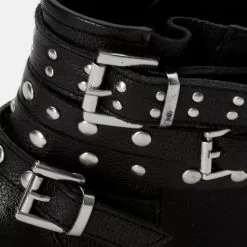 Friboo LEATHER BOOTIES - Cowboy-/Bikerstiefelette - Black, Kinder 13 Friboo LEATHER BOOTIES - Cowboy-/Bikerstiefelette - Black, Kinder -Günstiges Friboo Geschäft ce3a72196f784138aad69c49041870b7