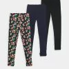Friboo BASIC GIRLS 3 PACK - Leggings - Hosen - Navy, Kinder