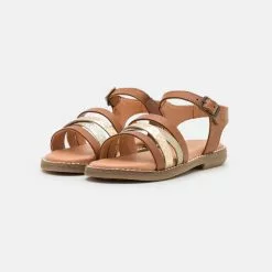 Friboo LEATHER - Riemensandalette - Cognac, Kinder -Günstiges Friboo Geschäft d801e311db7d436094d977c713466227