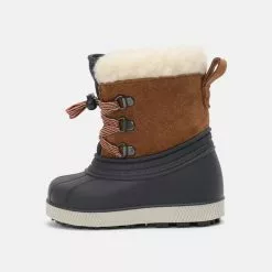 Günstiges Friboo Geschäft 51 Friboo LEATHER UNISEX - Snowboot/Winterstiefel - Cognac, Kinder