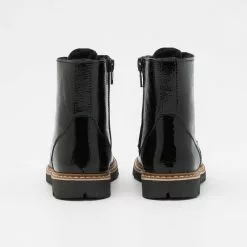 Friboo LEATHER - Schnürstiefelette - Black, Kinder -Günstiges Friboo Geschäft f151a34af3f84557b2472202d90e9107