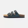 Friboo Pantolette Flach - Dark Blue, Kinder -Günstiges Friboo Geschäft f57ea67fa80842f6af45ecb234a29a51